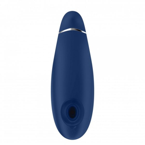 Бесконтактный вакуумный клиторальный стимулятор синий Womanizer Premium - 6