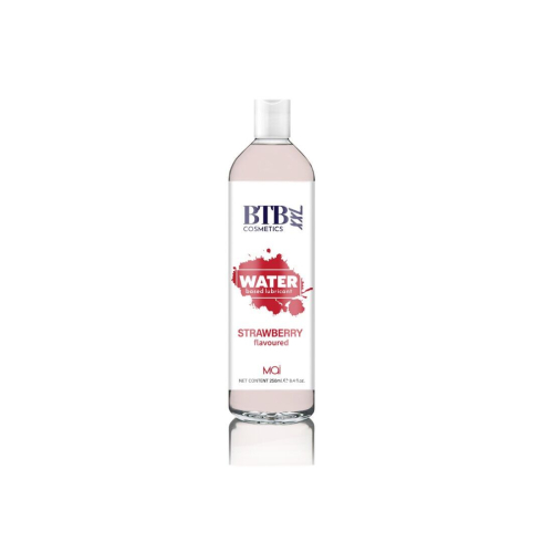 Оральный лубрикант на водной основе с ароматом клубники MAI BTB FLAVORED 250 мл - 2