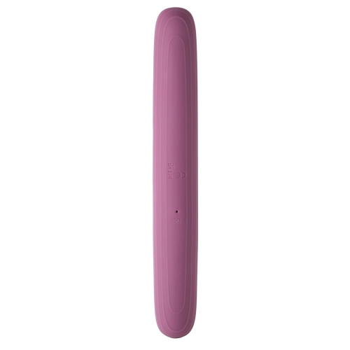Вагінально-кліторальний вібратор двосторонній фіолетовий Sweet Em Velvet Lure - 2