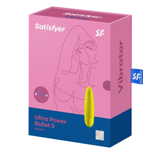 Вибратор для клитора желтый Satisfyer Ultra Power Bullet 5 - 7
