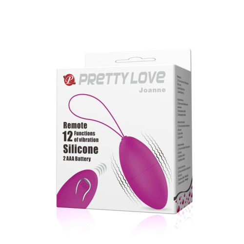 Виброяйцо с пультом ДУ PrettyLove Joanne BI-014362W-6 - 11