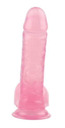 Фалоімітатор реалістичний на присоску рожевий CHISA 7.7 Inch Dildo - 4