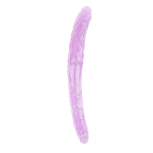 Фаллоимитатор двухсторонний фиолетового цвета Chisa Dildo - 2