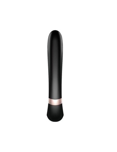 Вібратор кролик для стимуляції точки G і клітора силіконовий чорний Satisfyer Heat Wave - 3