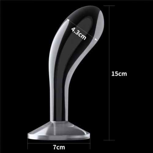 Анальный фаллоимитатор массажер простаты Lovetoy Flawless Clear Prostate Plug 6.0 - 2