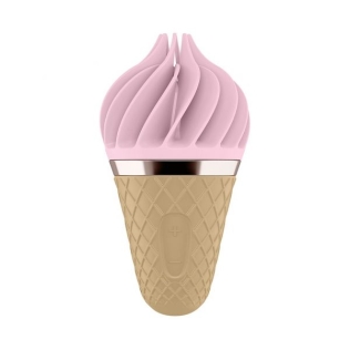 Стимулятор мороженое для клитора Satisfyer Layons Sweet Treat Temptation Сатисфаер розовое