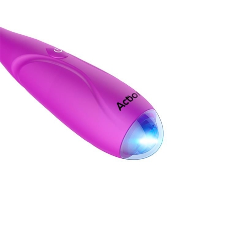 Вібратор для точки G рожевого кольору Action Twelve G Spot - 3