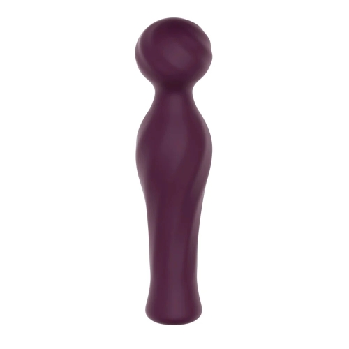 Вібратор-мікрофон із стразом бордовий Dream Toys Essentials Magic Wand - 4