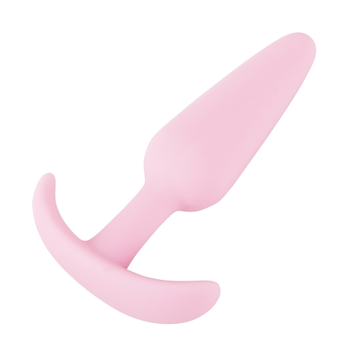 Анальна пробка конусоподібна фіолетового кольору Soft Silicone Mini Butt Plug - 7