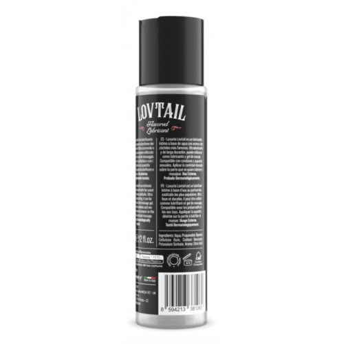 Оральный лубрикант на водной основе со вкусом космополитен Intimateline Luxuria Lovtail 60мл - 2