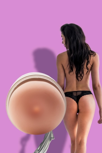 Мастурбатор в колбе вагина телесного цвета Dream Toys THE GIRL LAYLA - 1