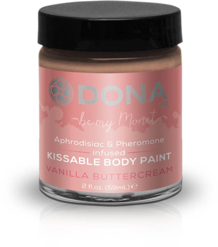 Фарба для тіла Dona Kissable Body Paint-VANILLA BUTTERCREAM 59 мл - 1