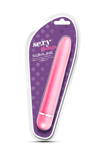 Вибромассажер классический розовый Blush SEXY THINGS SLIMLINE VIBE - 2