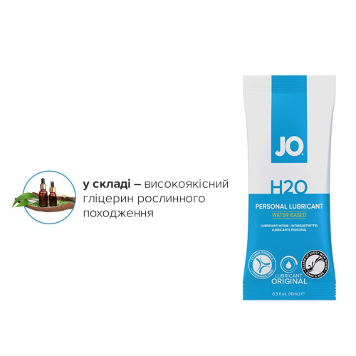 Лубрикант на водній основі 12 штук по 10 мл System JO Foil Display Box Original - 5