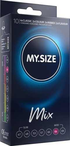 MY SIZE MIX презервативы 64 мм 10 штук Май Сайз Микс - 1