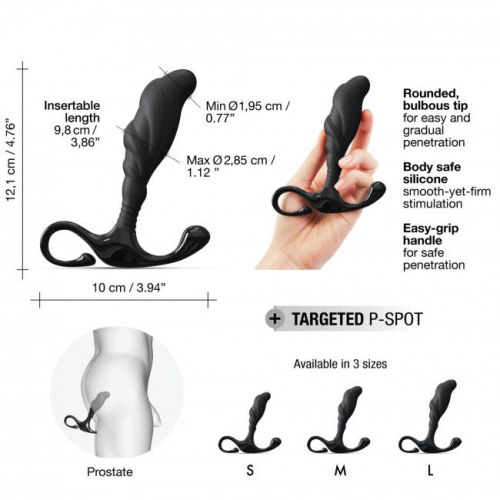 Массажер простаты Dorcel EXPERT P размер L - 3