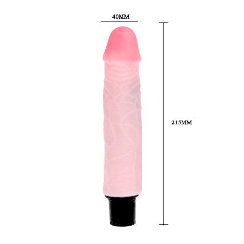 Вібратор вагінальний реалістичний бежевий Baile The Realistic Cock - 3