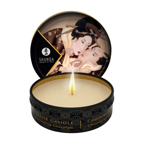 Масажна свічка з ароматом шоколад SHUNGA Intoxicating Chocolate 30 мл - 2