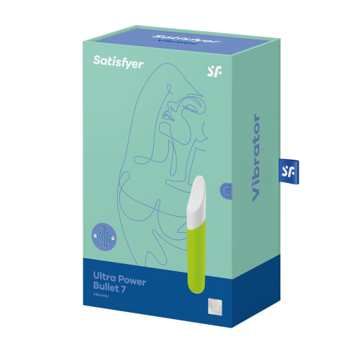 Кліторальний вібратор зелений Satisfyer Ultra Power Bullet 7 - 7