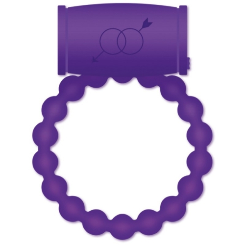 Эрекционное виброкольцо на член фиолетовое Casual Love Couple Vibrator Ring - 2