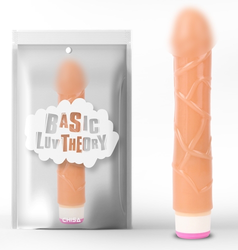 Реалистичный рельефный вибратор телесный CHISA Basic Luv Theory Basic Pulsator - 1