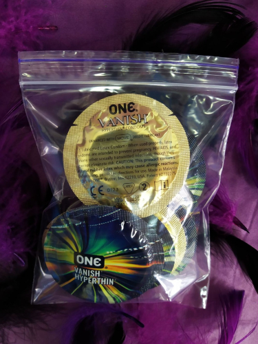 Презервативи гіпертонічні One Vanish Hyperthin 10 шт - 2