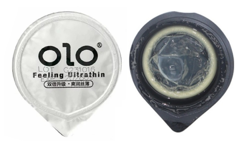 Ультратонкі презервативи з гіалуроновою кислотою OLO Feeling Ultrathin 1 штука - 2