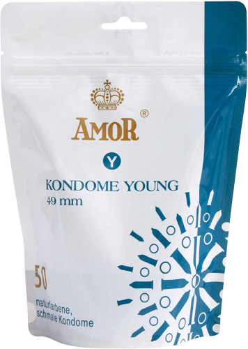 Презервативи з натурального високоякісного латексу Amor Young 50 штук - 3