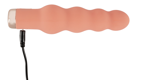 Мини вибратор рельефный вагинальный розового цвета Soft Silicone Mini Beads - 6