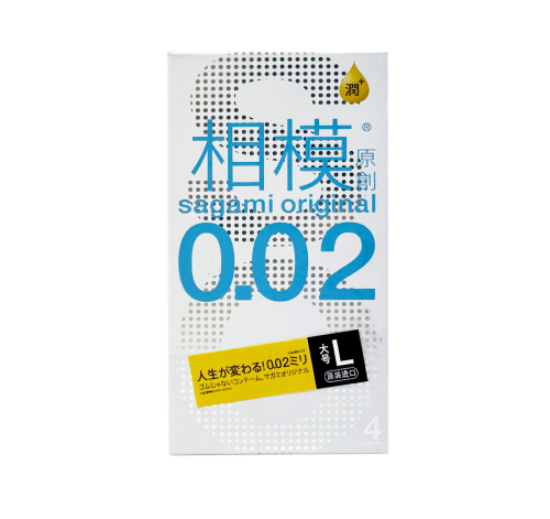 Полиуретановый презерватив Sagami Оriginal тонкие 0,02 4 шт размер L - 4