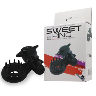 Кільце вібро ерекційне зі стимуляцією клітора SWEET RING