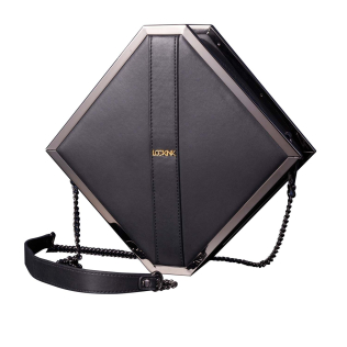 Сумка для ношения и хранения секс игрушек черного цвета Lockink Mysterious Square Kink Bag 