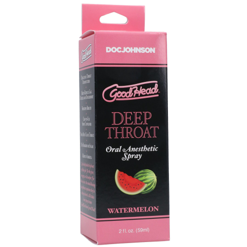 Спрей для глубокого минета со вкусом арбуза Doc Johnson GoodHead DeepThroat Spray 59 мл - 3