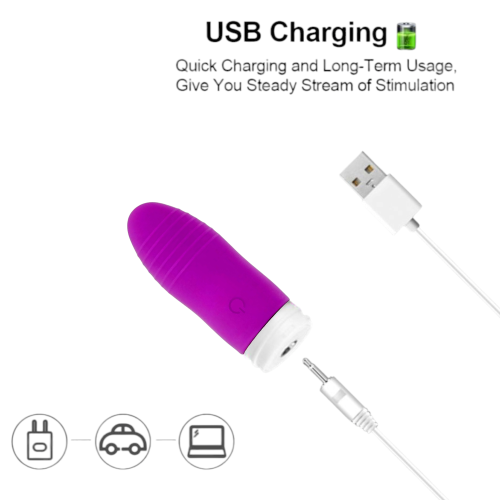 Вагинальное виброяйцо с пультом ДУ фиолетового цвета Sexy desires Remote egg - 5