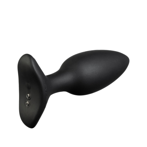 Анальная вибропробка черного цвета с управлением со смартфона Lovense Hush 2 размер M - 2