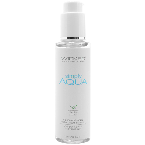 Лубрикант на водной основе Wicked Sensual Care Simply aqua 120 мл - 1