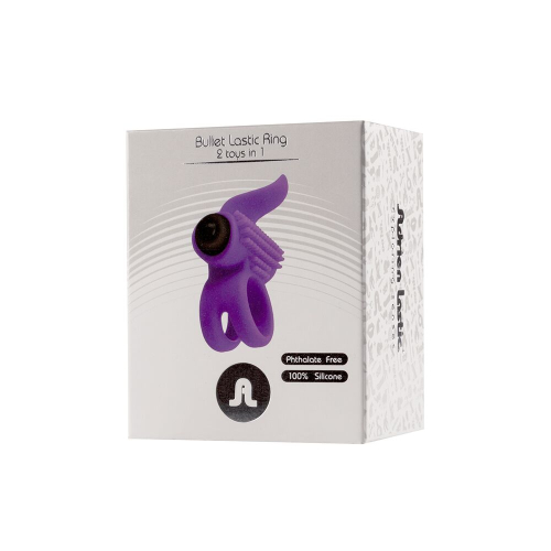 Эрекционное кольцо Adrien Lastic Bullet Lastic Ring с вибрацией - 5