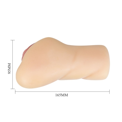 Мастурбатор вагіна тілесного кольору Lybaile Crazy Bull Eliana soft skin - 11
