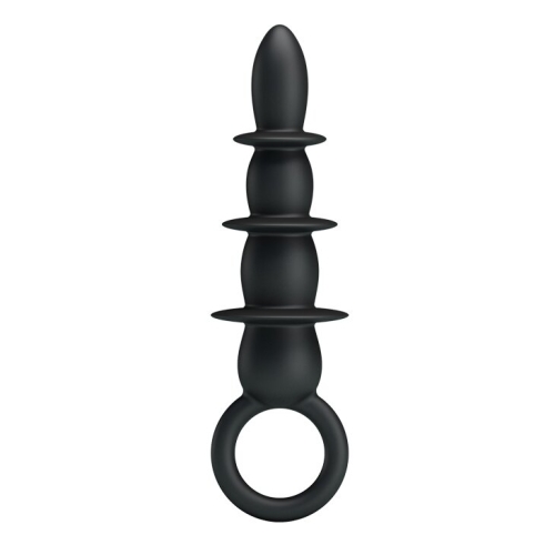 Анальная пробка BLACK PRETTY LOVE  BI-014539 - 5
