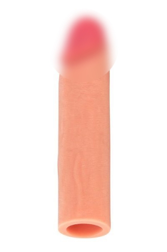 Удлиняющая насадка на член с закрытой головкой Real Body Real Extender HARDY - 1