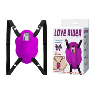 Клиторальные вибротрусики розового цвета Baile Love Rider