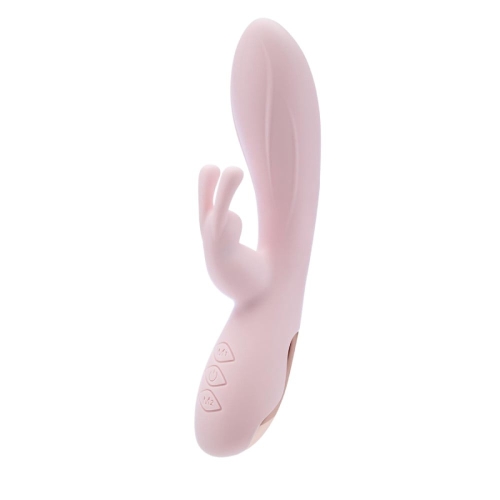 Вибратор кролик для точки G и клитора розовый Blush Morgan - 1