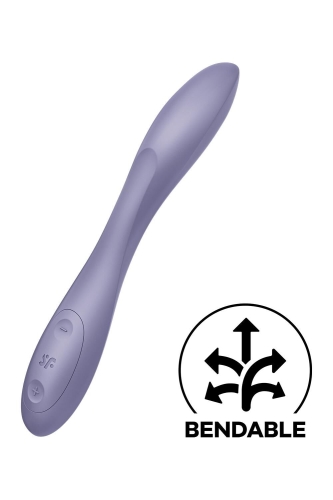 Вібратор для точки G фіолетового кольору Satisfyer G Spot Flex 2 - 1