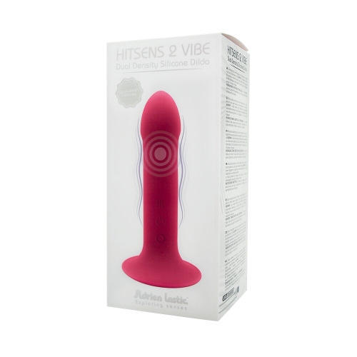 Вібратор на присоску з насадкою для страпона рожевий Adrien Lastic hitsens 2 - 6