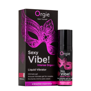 Жидкий вибратор вибрация + усиление оргазма Orgie Sexy Vibe 15 мл 
