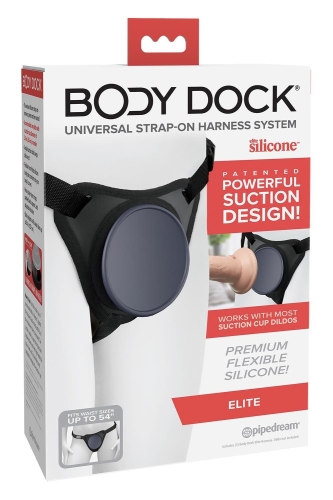 Трусики для страпону чорні Pipedream Body Dock Elite - 6