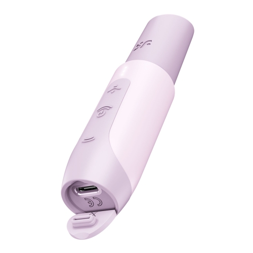 Вакуумный стимулятор для клитора сиреневого цвета Satisfyer Secret Kiss - 5