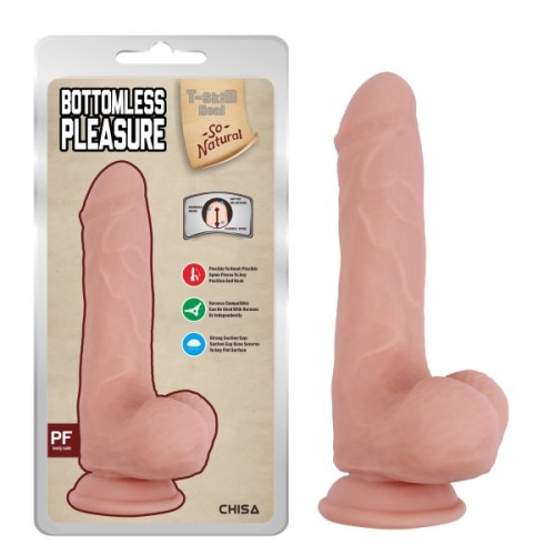 Фаллоимитатор реалистичный на присоске телесного цвета Chisa Bottomless Pleasure - 2