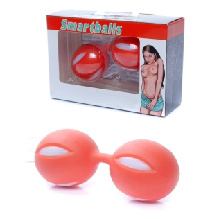 Вагинальные шарики красного цвета Boss Of Toys Boss Series Smartballs
