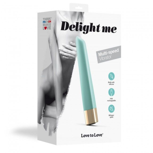 Мини-вибратор мятного цвета Love To Love DELIGHT ME MENTHE - 5